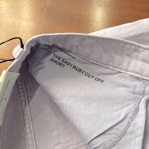 NWT 7 For All Mankind Easy Ruby Cut Off Jean Short- Lavender Size 29 - Picture 8 of 13